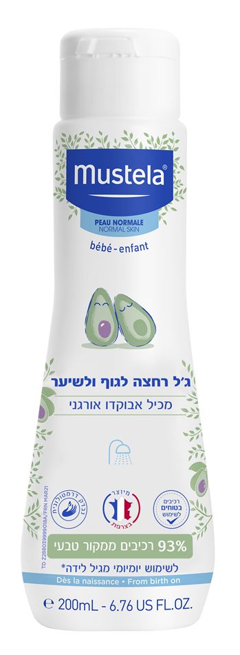 ‎MUSTELA‎ ‎ ג'ל רחצה לגוף ולשיער