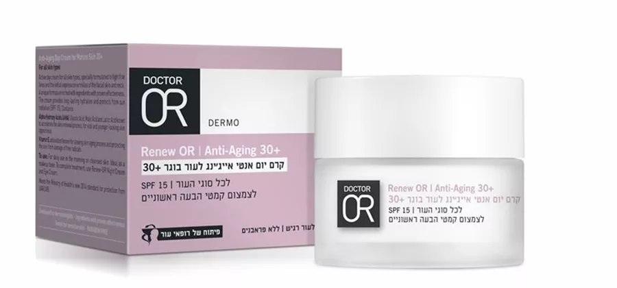 קרם יום אנטי אייג'ינג לעור בוגר 30+ DR OR RENEW