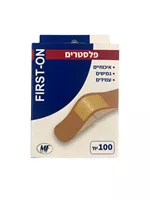 FIRST ON - פלסטר 100 יח ' אקופארם - ecopharm