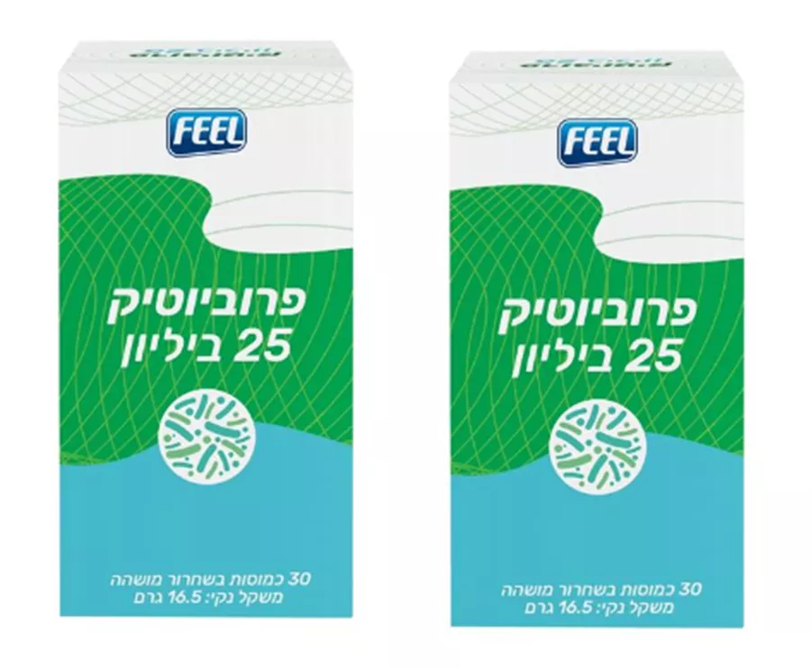 מארז זוגי- ‎FEEL‎ פרוביוטיקה 25 ביליון