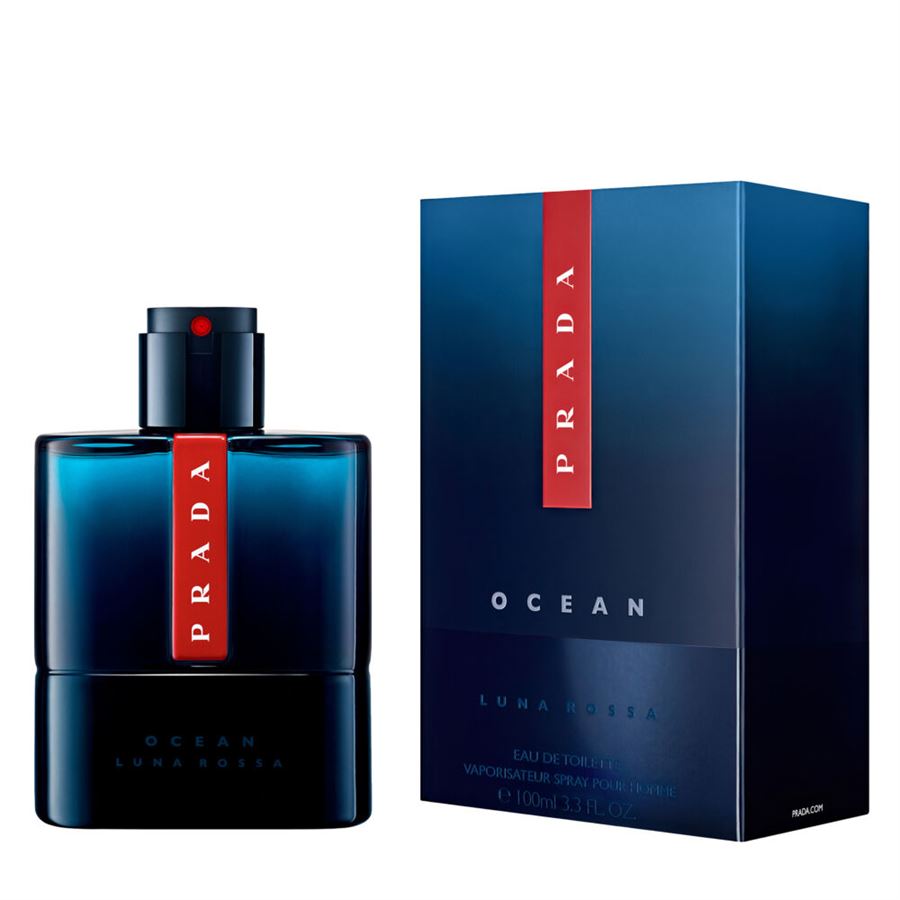 בושם לגבר ‎PRADA‎ ‎LUNA‎ ‎ROSSA ‎OCEAN‎ ‎EDT ‎100ML פראדה לונה רוזה