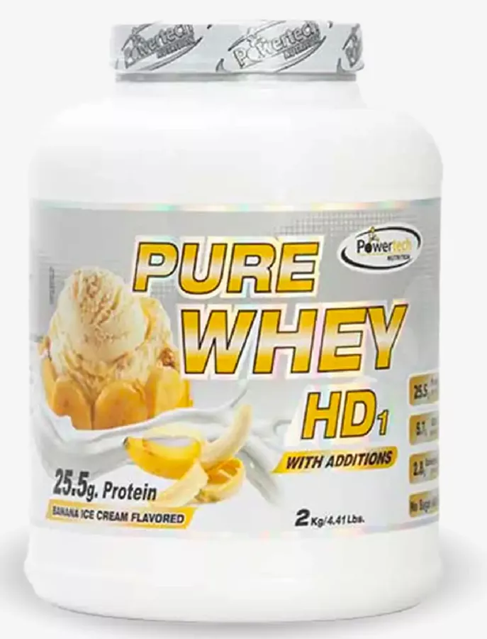 Pure Whey HD- אבקת חלבון בטעם בננה 2 ק''ג