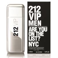 בושם לגבר Carolina Herrera 212 Vip 100ml E.D.T 212 אקופארם - ecopharm