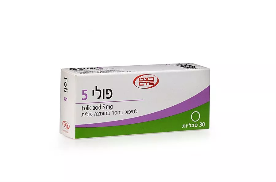 FOLI TAB 5MG  30- פולי 5