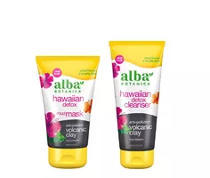 מארז מסכת בוץ מתחממת ותרחיץ פנים ALBA אקופארם - ecopharm