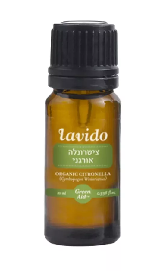 שמן אתרי ציטרונלה אורגני LAVIDO