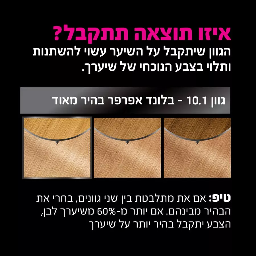 גרנייה אוליה צבע שיער בלונד אפרפר בהיר מאוד ‎10‎.‎1