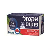 ACAMOL FOCUS CAP  30 אקמול פוקוס אקופארם - ecopharm