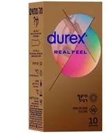 דורקס קונדומים REAL FEEL אקופארם - ecopharm