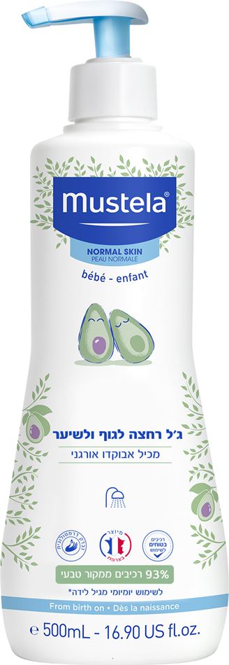 ‎MUSTELA ג'ל רחצה לגוף ולשיער