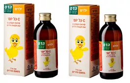 מארז זוג- הדס סירופ ויטמין C כל יום אקופארם - ecopharm