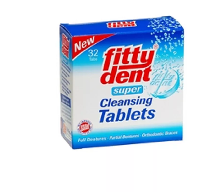 פיטידנט טבליות ניקוי FITTYDENT CLEANS 32