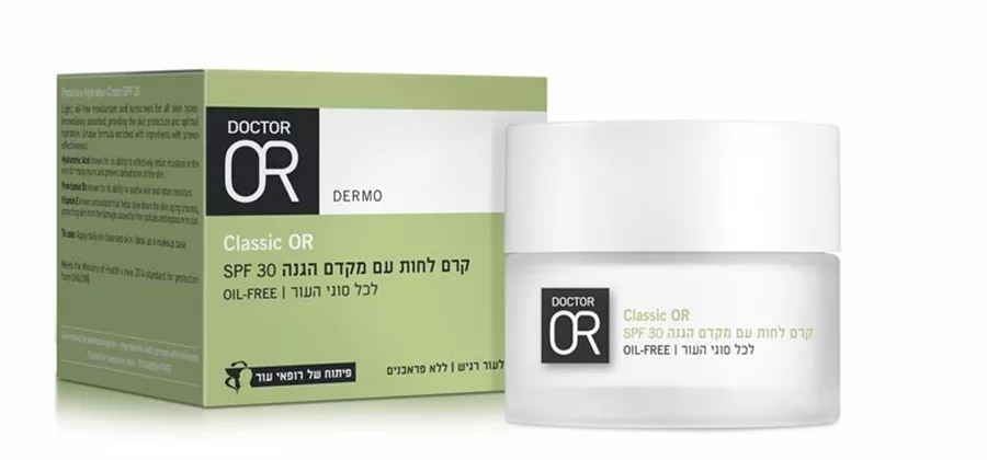 DR OR CLASSIC קרם לחות עם מקדם הגנה SPF 30